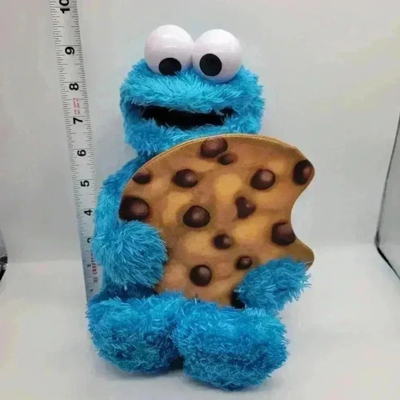 Peekaboo Cookie Monster Animated 12" Plush Talks Num Num Sounds Sesame Street - Picture 1 of 12